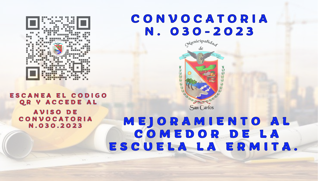 CONVOCATORIA N° 030-2023