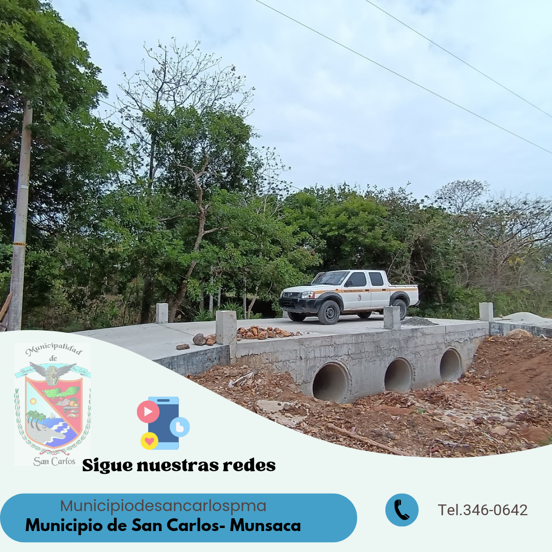 Construcción de un vado en el sector de Guarumito